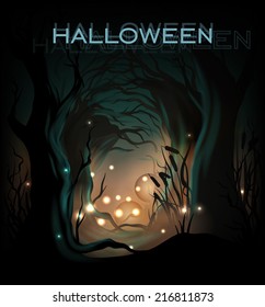 Halloween design template background