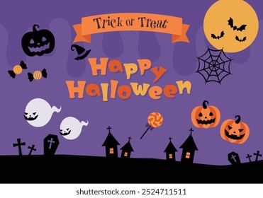 Halloween Design Template Illustration Event