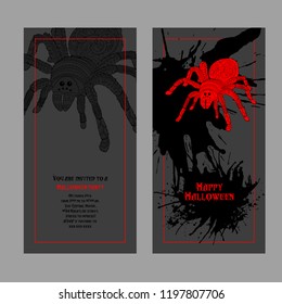 Halloween design template. Place for your text.