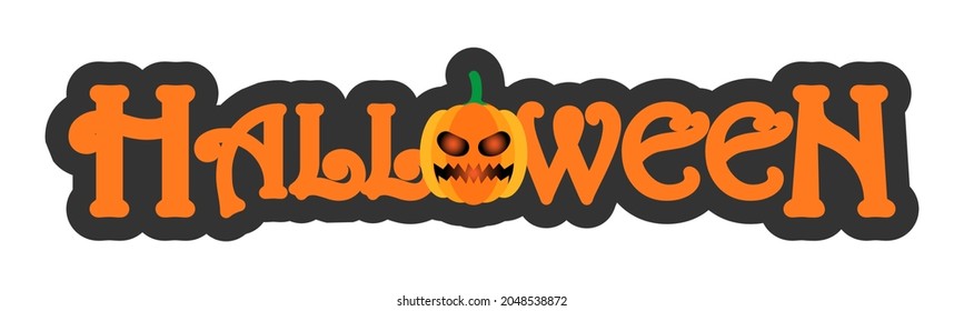 vector de diseño de halloween para banner, web, medios sociales, evento, impresión. 