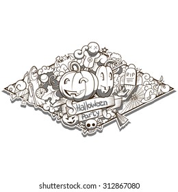 Halloween design vector illustration