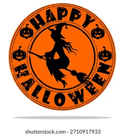 Halloween Design Witch and Horror Theme