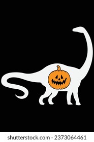 Halloween Dinosaur eps cut file for cutting machine