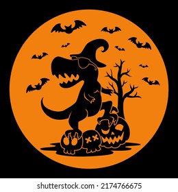 Halloween Dinosaur T-rex illustration, Little Ghost with Bow, Boy  Girl Ghost vector, Halloween Shirt Eps, Kid Ghost 