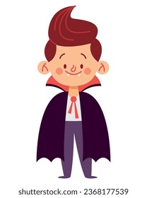 halloween disguised dracula vector isolated