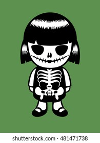 Halloween Doll. Vector Illustration