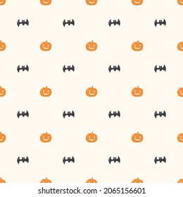 halloween doodle seamless pattern background