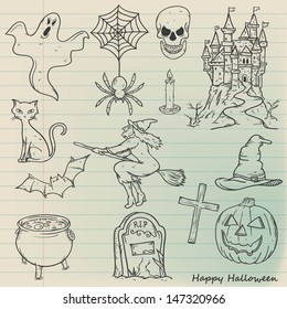 Halloween Doodle Set