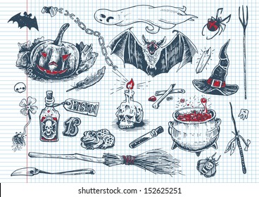 halloween doodles