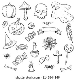 Halloween Doodles Collection