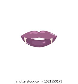 halloween dracula mouth isolated icon vector illustration design