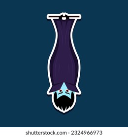 Halloween dracula vector illustration. cartoon, icon, sticker. Vector eps 10