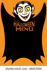 Halloween Dracula's Menu