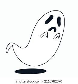 halloween drawing ghost monster cartoon element horror character