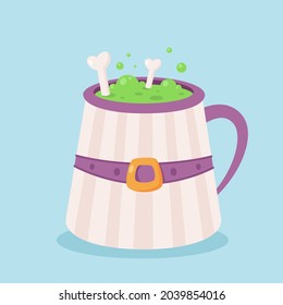 Halloween drink. Happy Halloween, trick or treat. Vector illustration