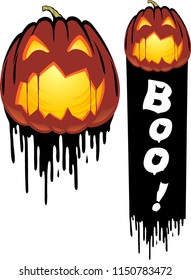 Halloween Drip Banner