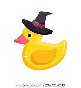 Halloween Duck vector pegatinas coloridas Icono Icono Ilustración de diseño. Archivo EPS 10