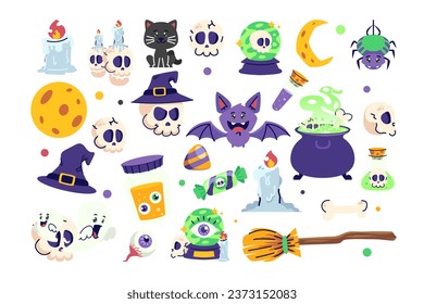 Halloween Element Collection, vector illustration