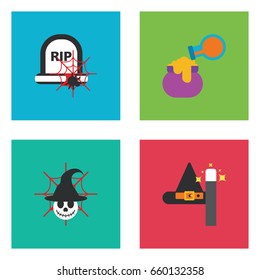 Halloween Element or Equipment Icons
