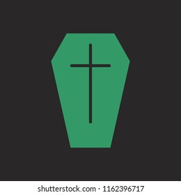 halloween element in flat design minimalist vector