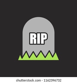 halloween element in flat design minimalist vector