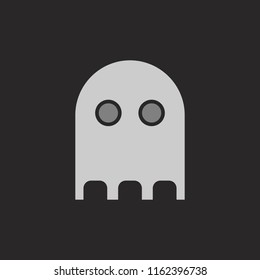 halloween element in flat design minimalist vector