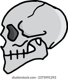 Halloween element. Hand drawn vector illustration.