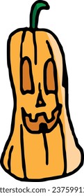 Halloween element. Hand drawn vector illustration.