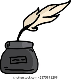 Halloween element. Hand drawn vector illustration.