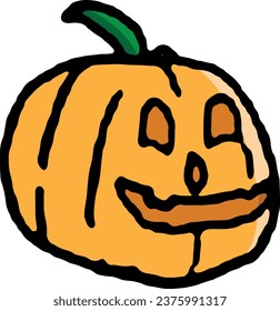 Halloween element. Hand drawn vector illustration.