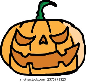 Halloween element. Hand drawn vector illustration.