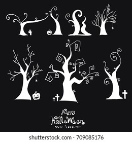 Halloween element icon design vector illustration