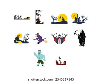 Halloween Element Illustration Element Set 