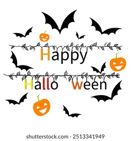 halloween element isolated on transparent background. vector illustration