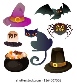 halloween element set
