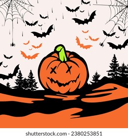 Halloween Element Set Banner Vector Design