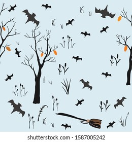 Halloween Element Set. Vector Illustration