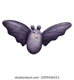 Halloween element. Vector watercolor illustration concept. 