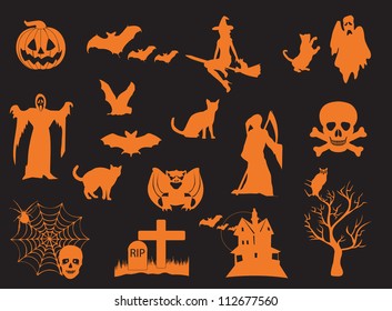 Halloween elements