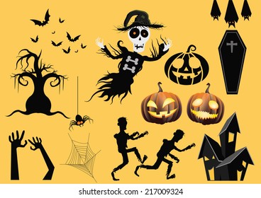 Halloween elements