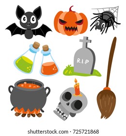 Halloween elements collection
