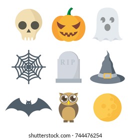 Halloween elements vector