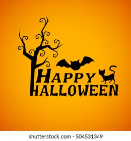 Halloween elements. Vector illustration