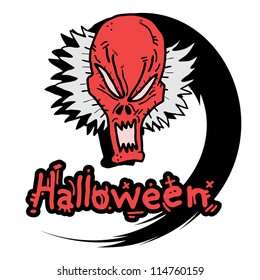 Halloween emblem