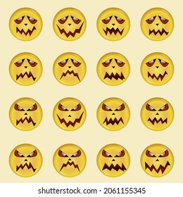 Halloween Emojis Images, Stock Photos and Vectors