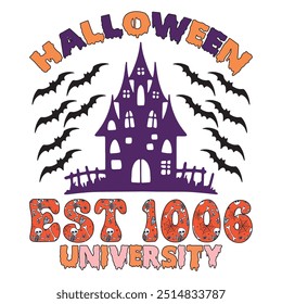 halloween est 1998 university Sublimation Design Lover