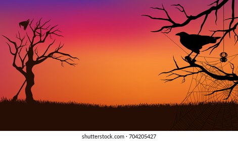 Tree Silhouette Sunset High Res Stock Images Shutterstock