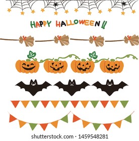 Halloween event decoration frame set