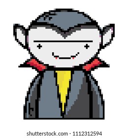 halloween evil vampire of horror and gothic vector illustration