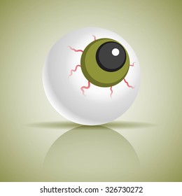 Halloween eye ball